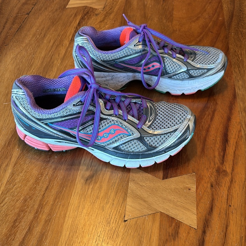 SAUCONY Guide 7 8mm Offset Power Grid Hydramax Women’s Running Shoes - Picture 2 of 8